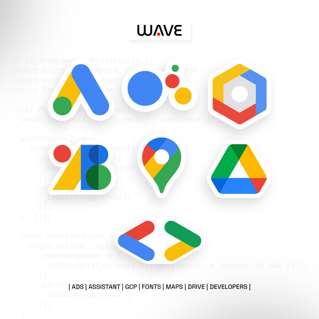 Cutting Sticker Vinyl IT Google Ecosystem Waterproof Google Ads