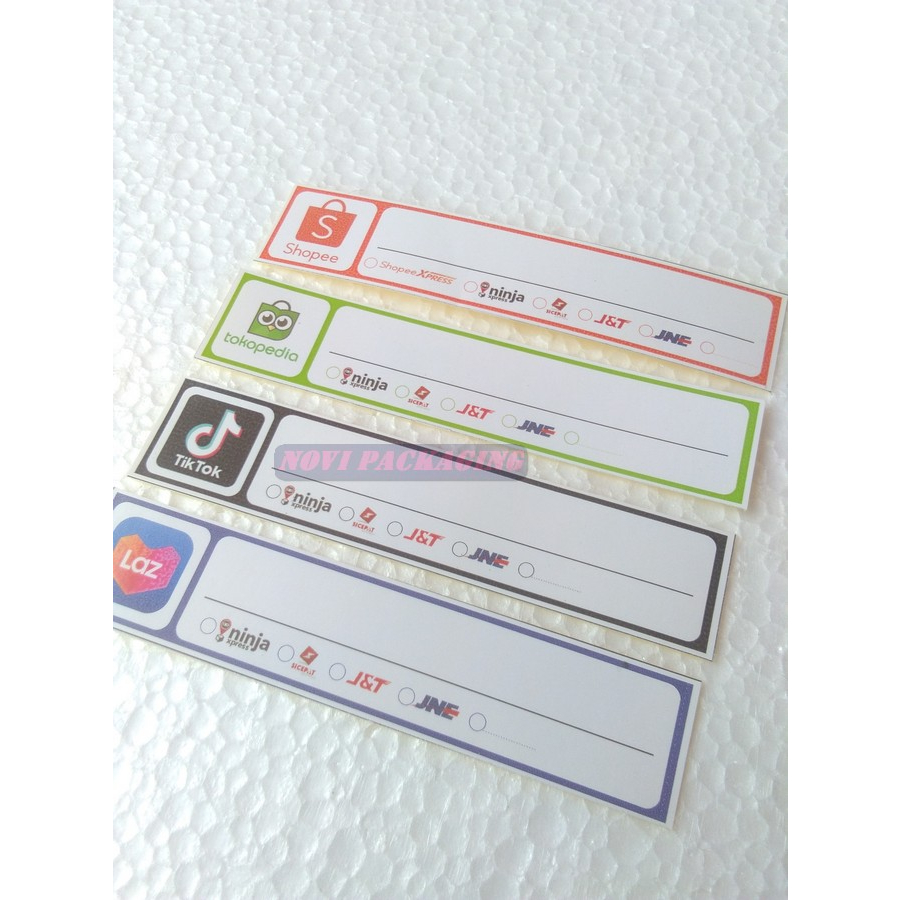 Shipping Label Receipt Sticker Online Sticker Package Label | Shopee ...