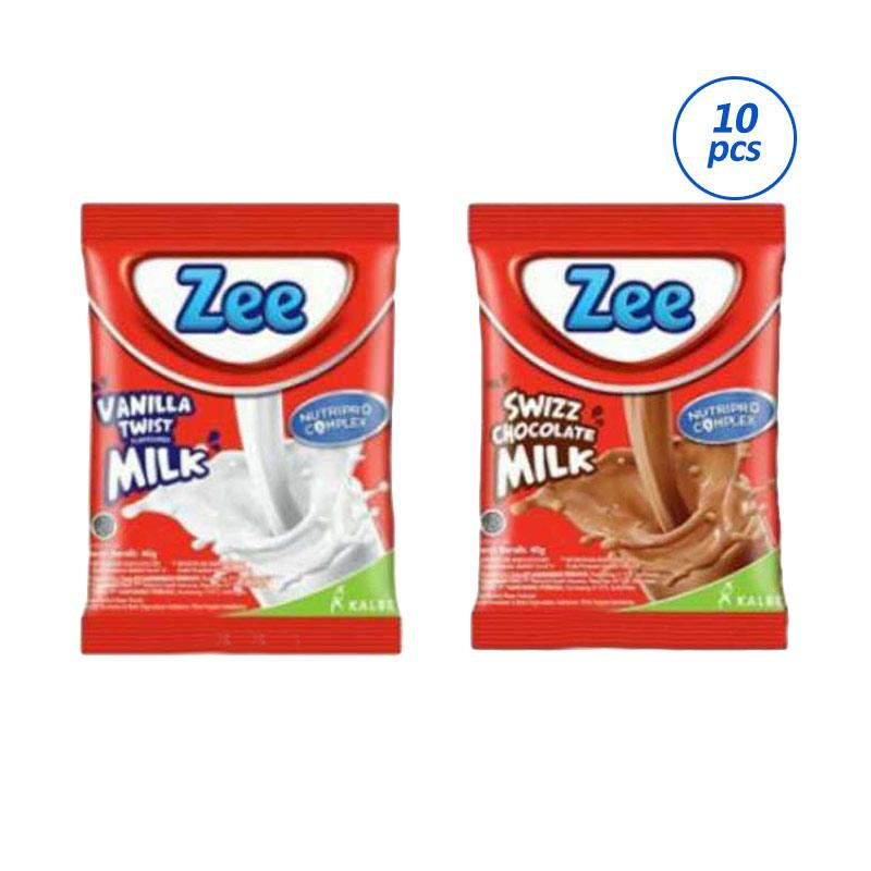 Zee Sachet Swizz Chocolate // Zee Sachet Vanilla Twist 39gr // Zee ...