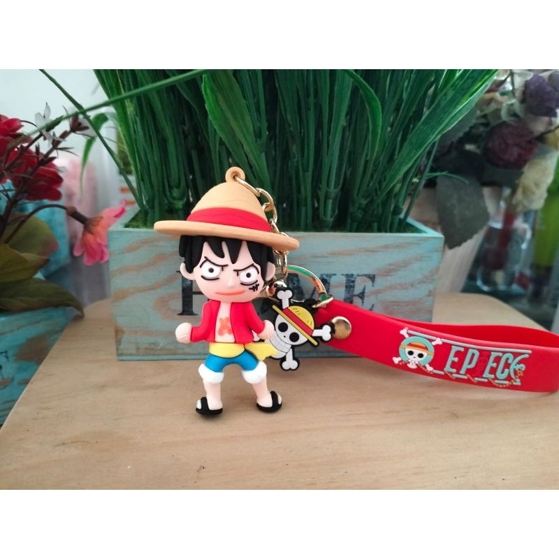 GANTUNGAN Roronoa Zorro Anime Keychain, monkey d Luffy, genshin impact ...