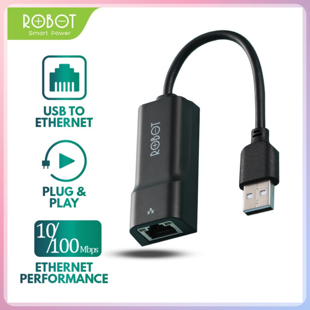 Robot EA10 Converter LAN USB Adapter 2.0 Network RJ45 Broken