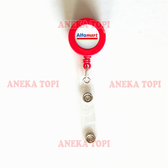 GANTUNGAN Id Card Yoyo Cashier Alfamart Hanger ID Card Holder Logo ...