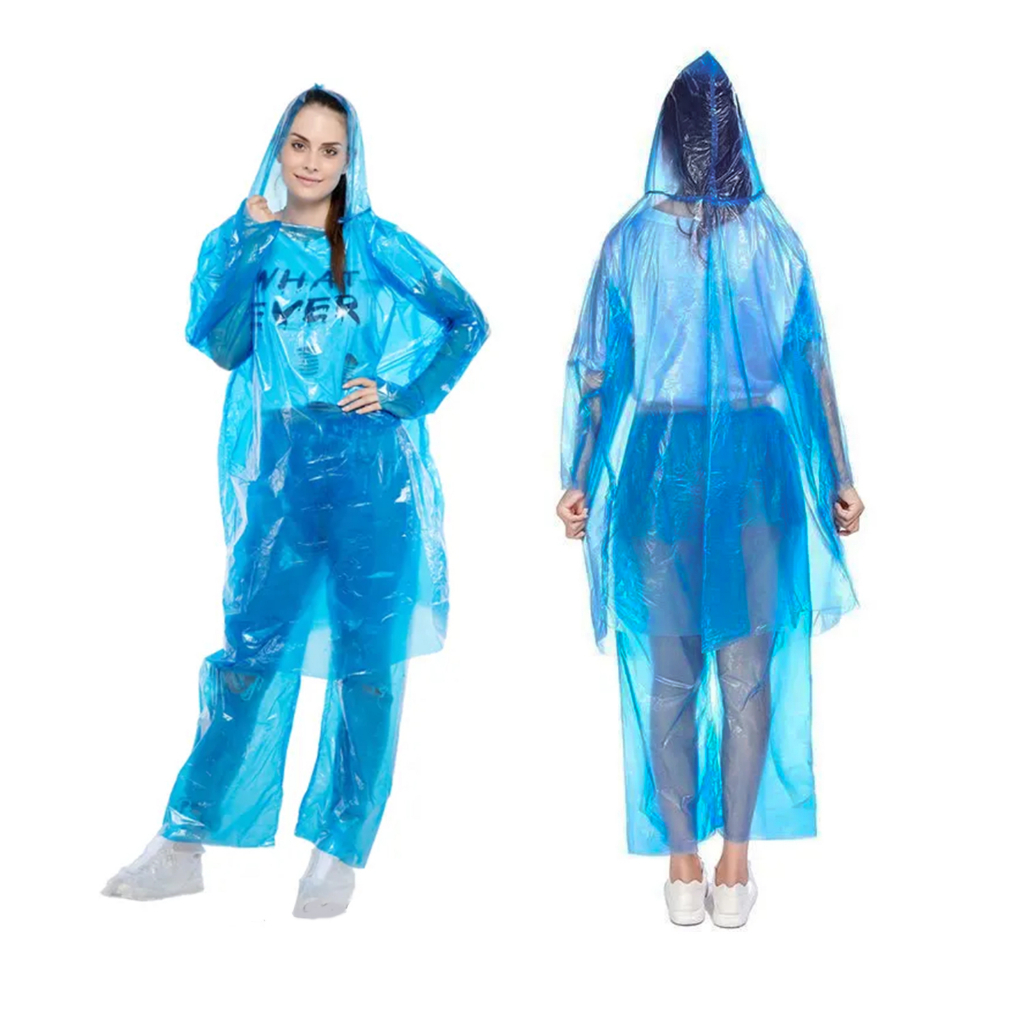 WINPU Disposable Plastic Raincoat Set (per dozen) | Shopee Philippines