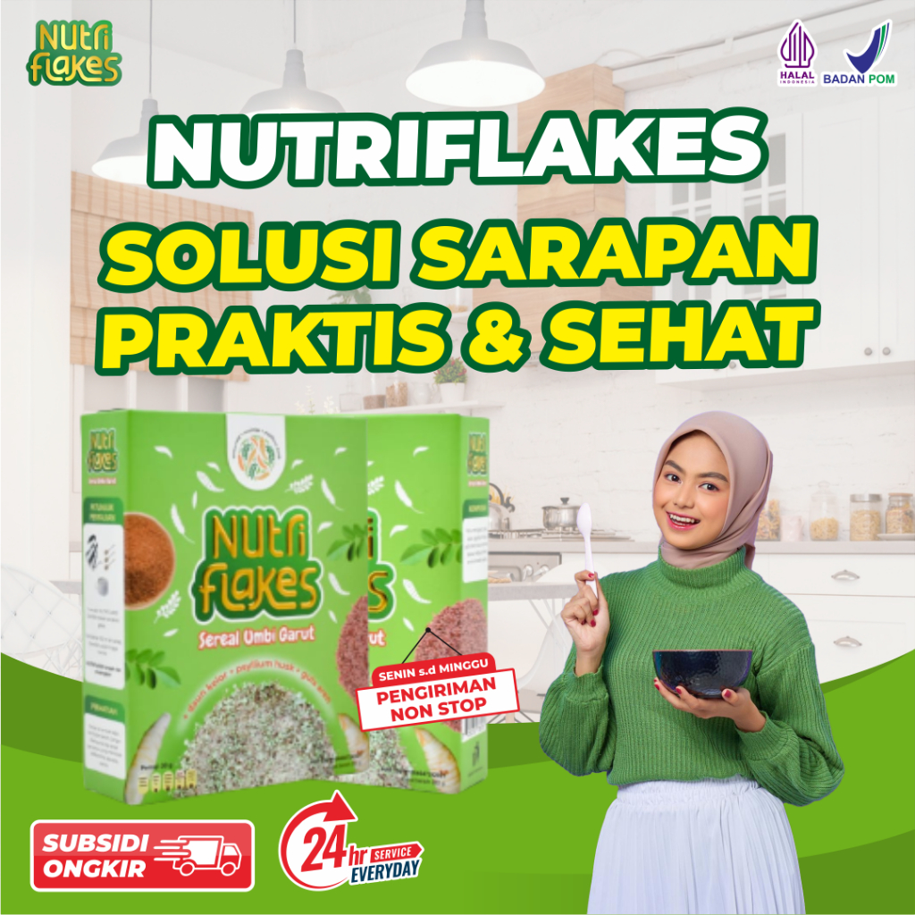 Nutriflakes Breakfast Cereal GARUT Bulbs Practical And Healthy Solution