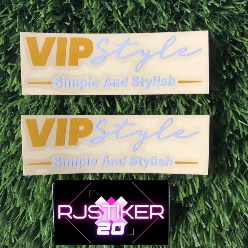 Simple and stylish VIP Style Cuttung Sticker | Shopee Philippines