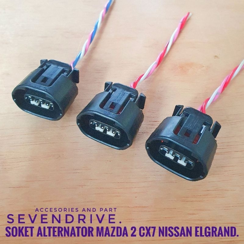 Mazda 2 CX7 Nissan Elgrand Juke Serena D11 Alternator Socket | Shopee ...