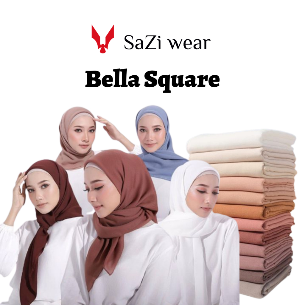 Hijab Bella Square/Hijab Bella Square/Bela Square/Hijab Square | Shopee ...