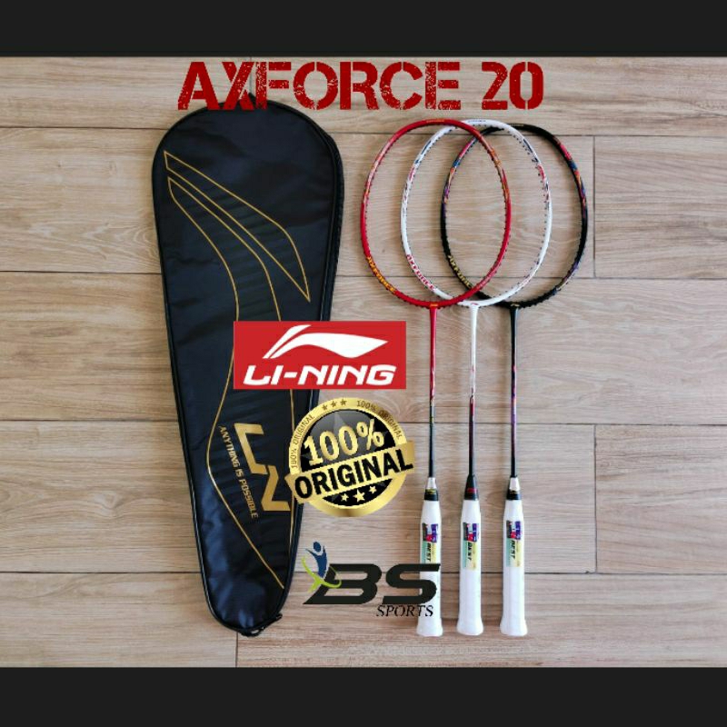 Lining AXFORCE 20 AX FORCE 20 BADMINTON RACKETS ORIGINAL | Shopee ...