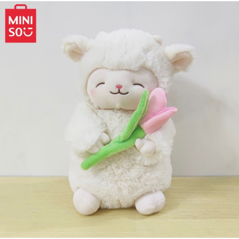 Miniso Sheep Tulip Doll Cute Lamb Baa | Shopee Philippines