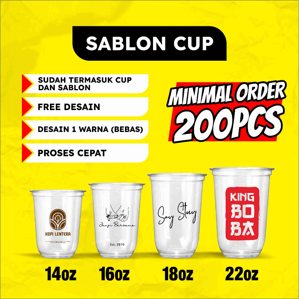 Custom Glass Cup Screen Printing 14oz 16oz 18oz 22oz Oval Free Design