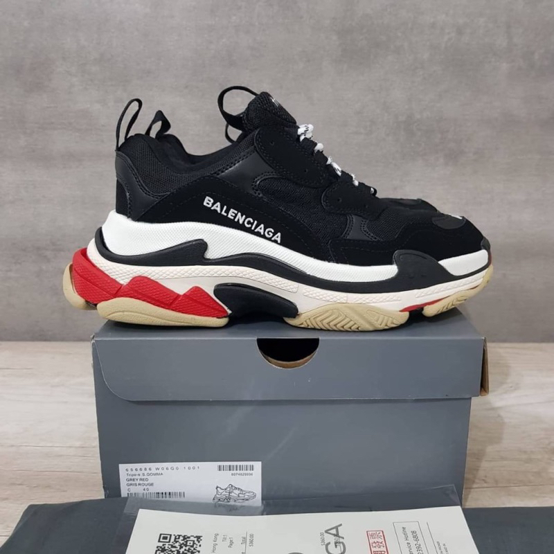 Triple s sales balenciaga rouge