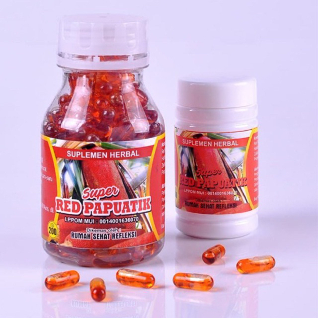 Papuatic super Red Capsules 30kp | Shopee Philippines