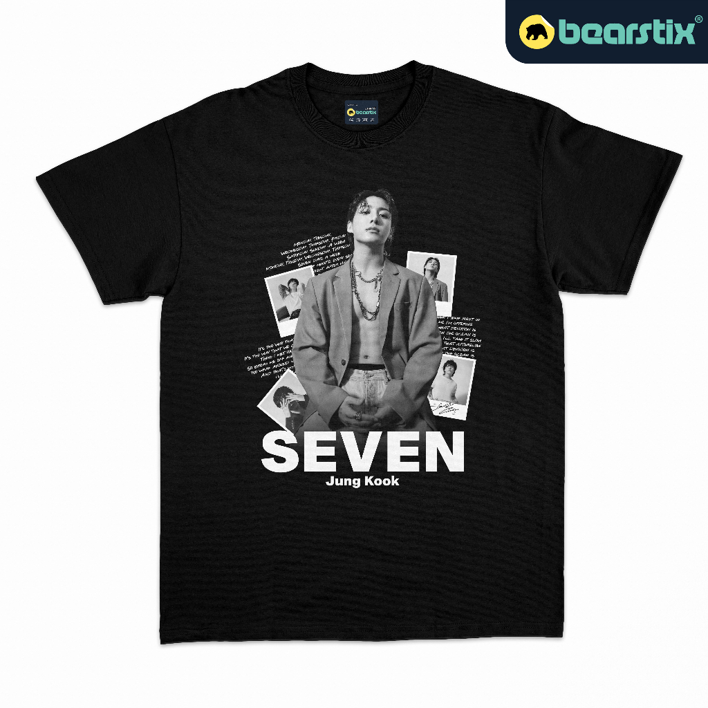 Shinzo - Tshirt Seven - Kaos Jungkook - Baju BTS - Tshirt Kpop ...