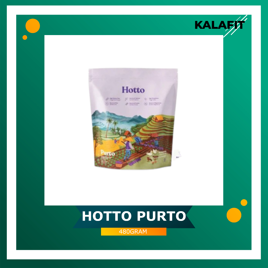 Hotto Purto Pounch 16 Sachets Multigrain With Purple Potato Oatmeal ...