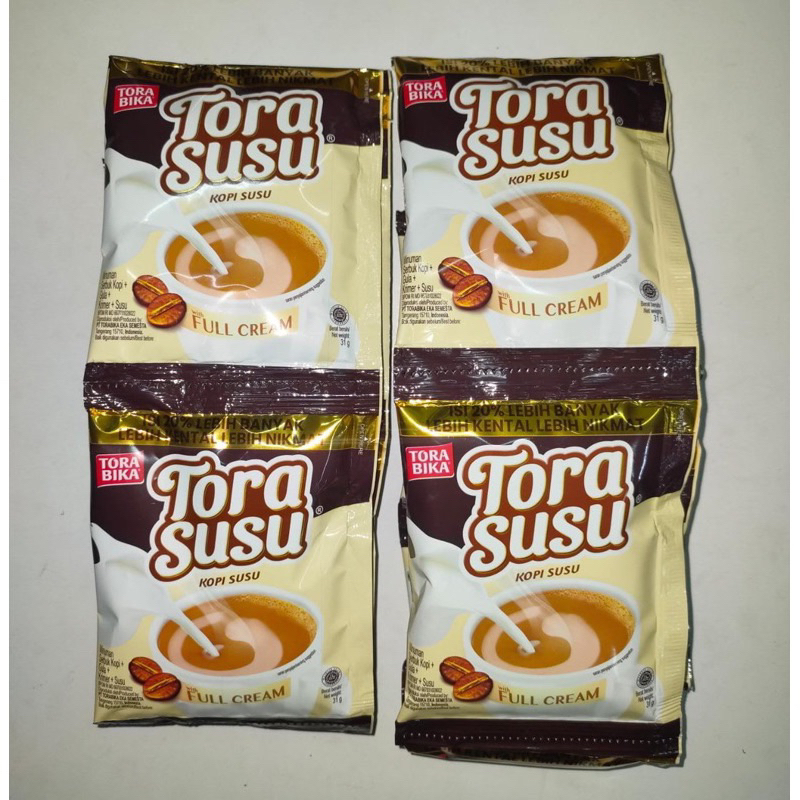 Tora Bika Tora Tora Tora Full Cream Milk (10Sachet) 1 torabika Coffee ...