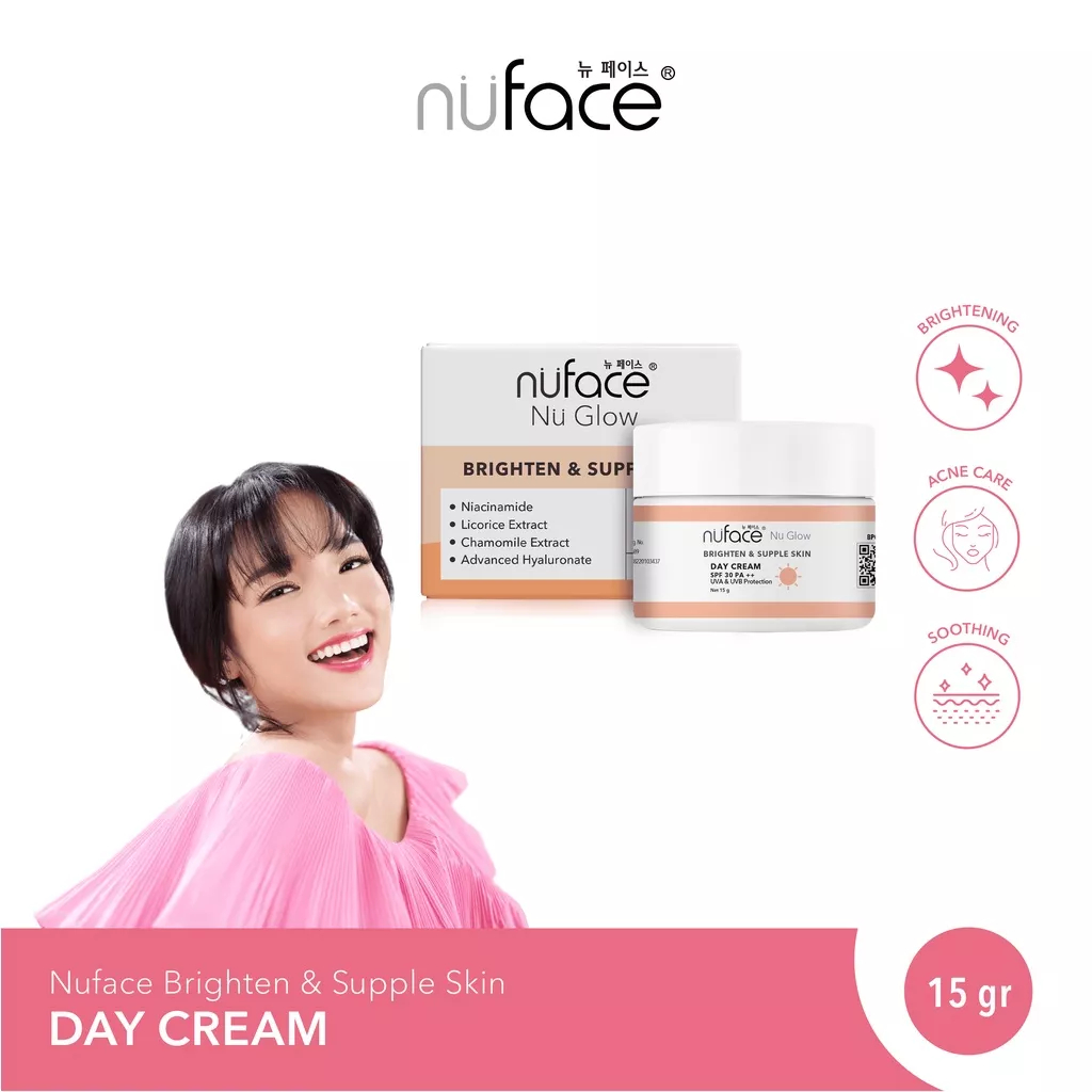 Nuface Nu Glow Brighten & Supple Skin Night Cream & Day Cream | Shopee ...