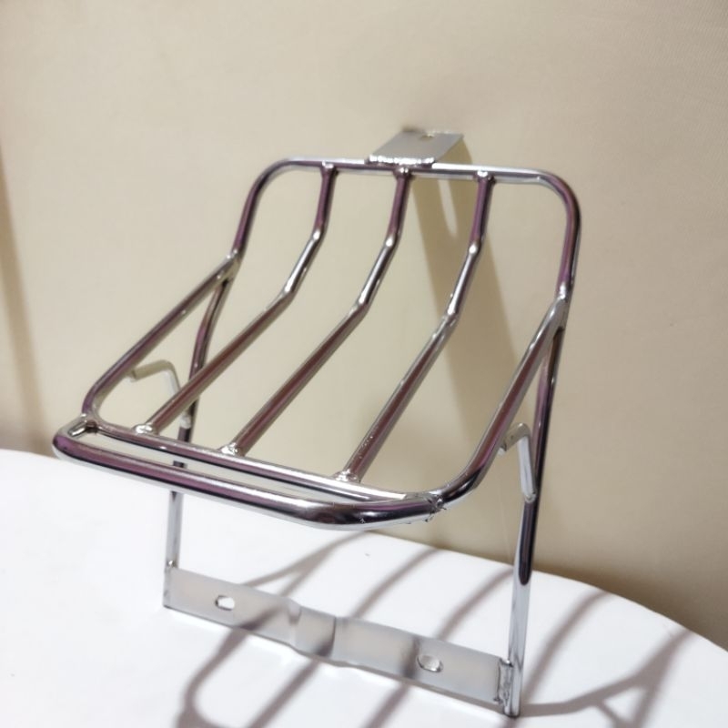 HITAM Vespa Rear Rack Backrack Minimalist model vespa super spirnt PX