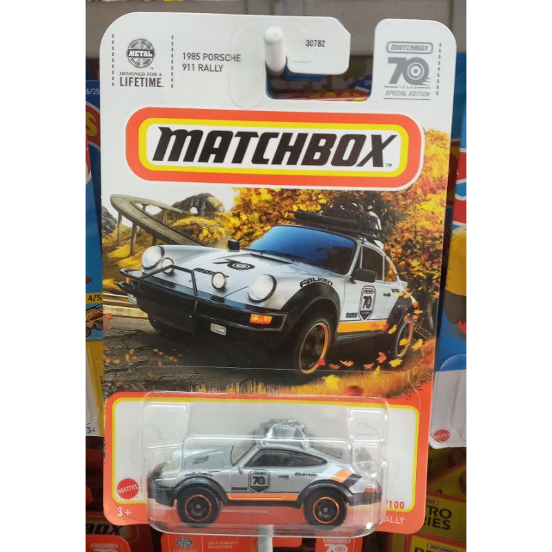 Matchbox 70th Anniversary Special Edition 85' Porsche 911 Rally 2023 ...