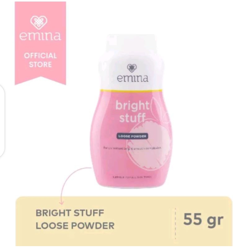 Emina Bright Stuff Loose Powder 55 gr | Shopee Philippines