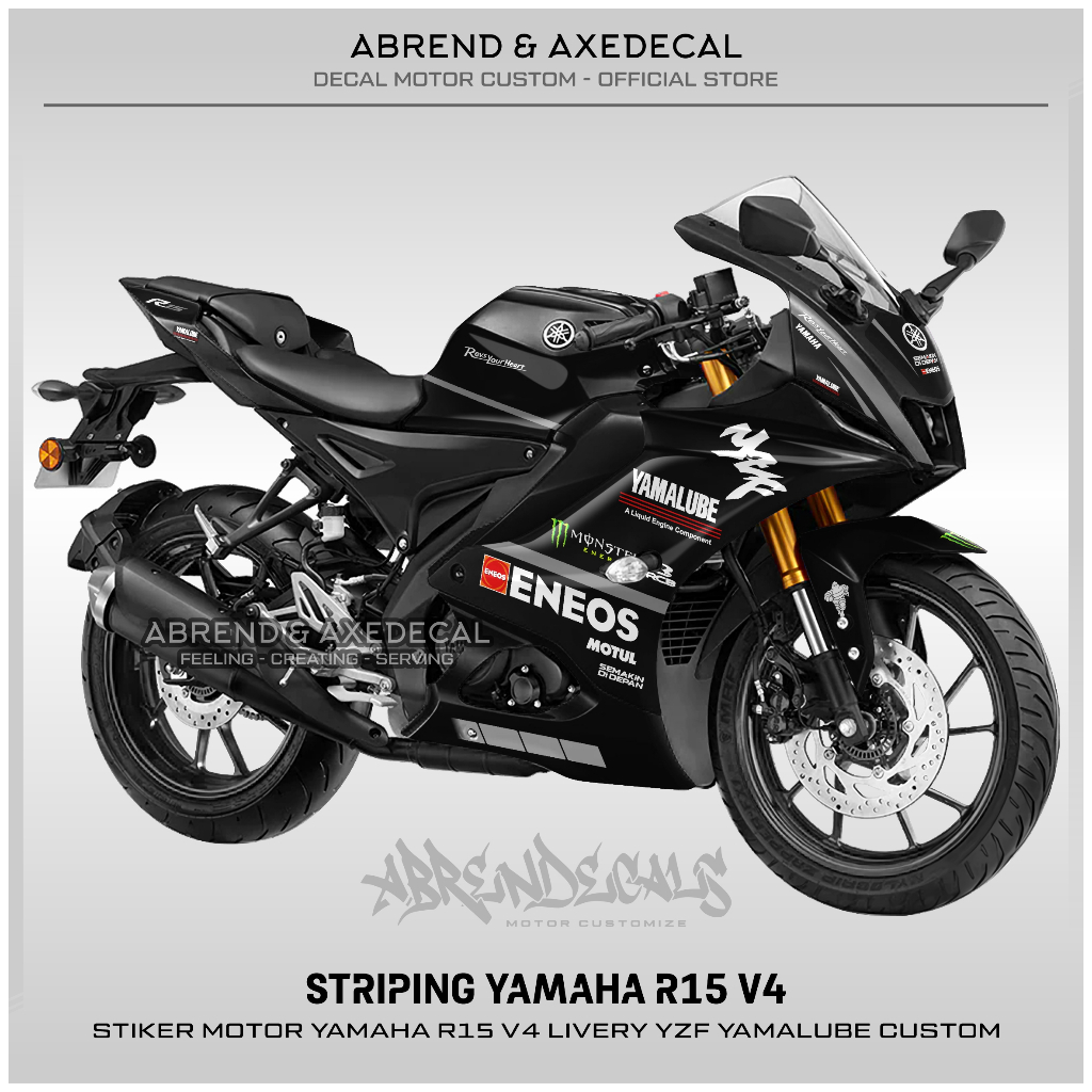 Striping R15 V4 Graphic YZF Racing Custom Yamaha R15 V4