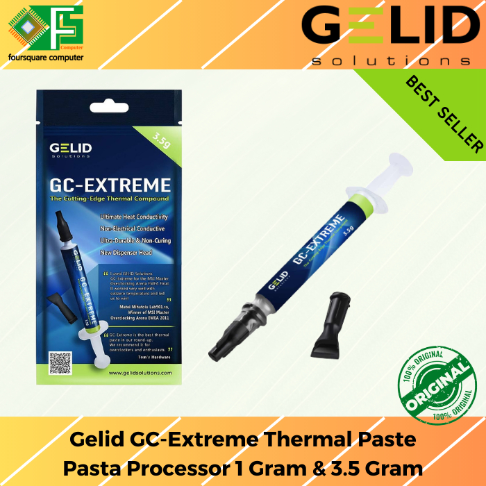 Gelid GC-Extreme Thermal Paste 1 Gram And 3.5 Gram | Pasta Processor ...