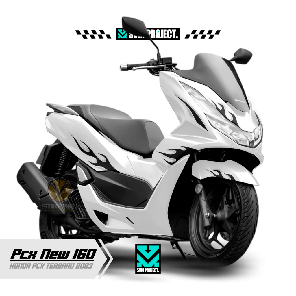 Striping PCX NEW 160 MOTIF 4/fire Edition/ALL-NEW/PCX160 STICKER/LIST ...