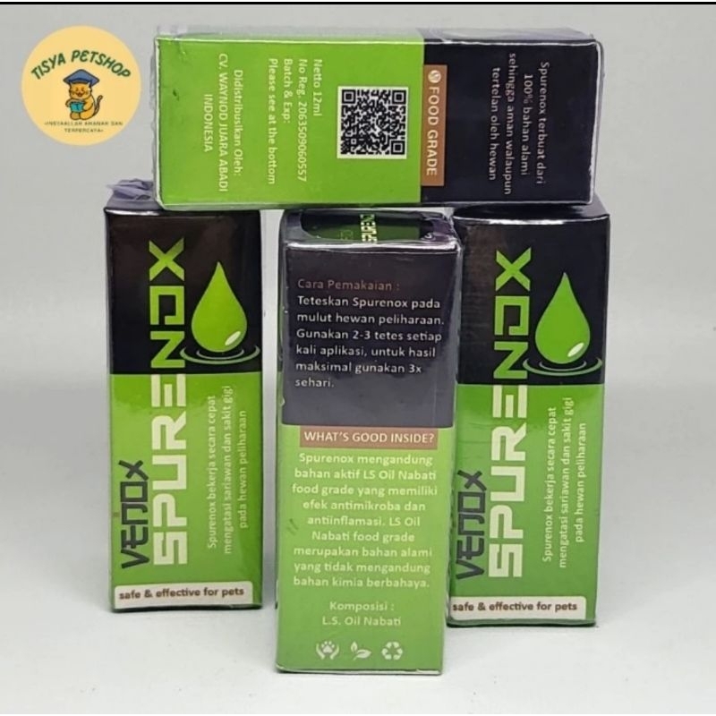 Spurenox Premium Venox Medicine For Thrush Animals Cat Dogs Rabbit