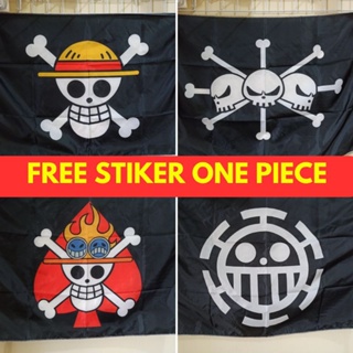 Jolly Roger Flag One Piece Luffy Pirate King | Sticker