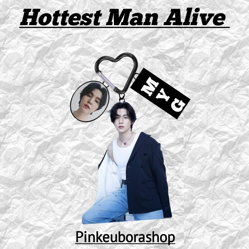 Keychain BTS Hottest Man Alive Suga Version | Shopee Philippines