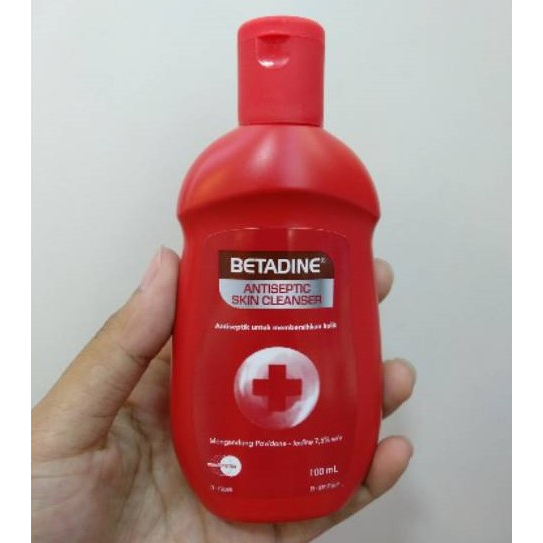 Betadine Antiseptic Skin Cleanser Liquid Soap 100ml Antiseptic Liquid
