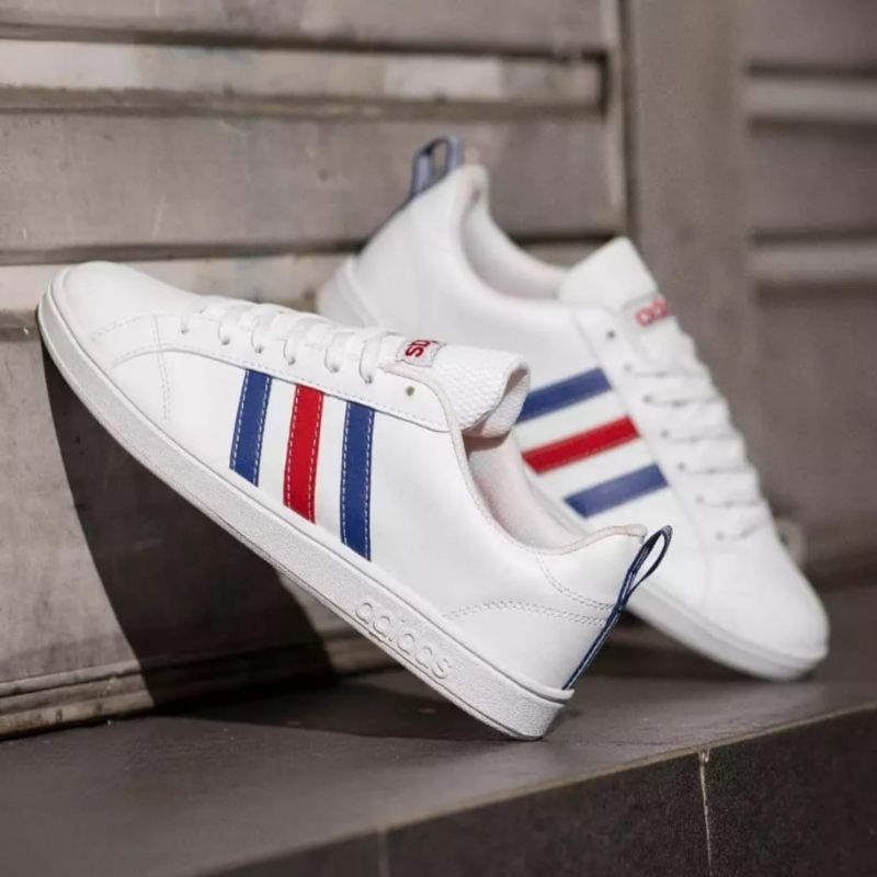 New ADIDAS NEO ADVANTAGE WHITE STRIPE FRANCE Shoes MADE IN INDONESIA