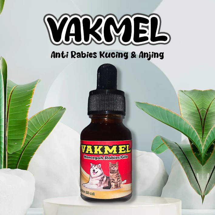 Anti Rabies Cat "VAKMEL" ORIGINAL Anti Rabies Dog Medicine 15ML & 30ML