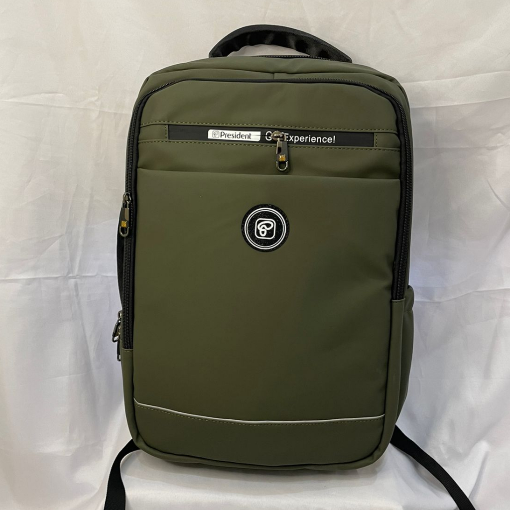 Original PRESIDENT Laptop Backpack with Warranty | 717 Army Green ...