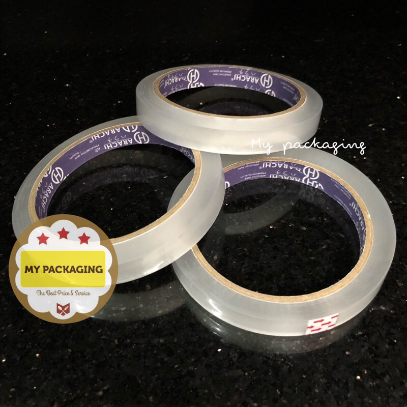 12mm Small Clear Duct Tape 1/2 inch x Shopee Philippines