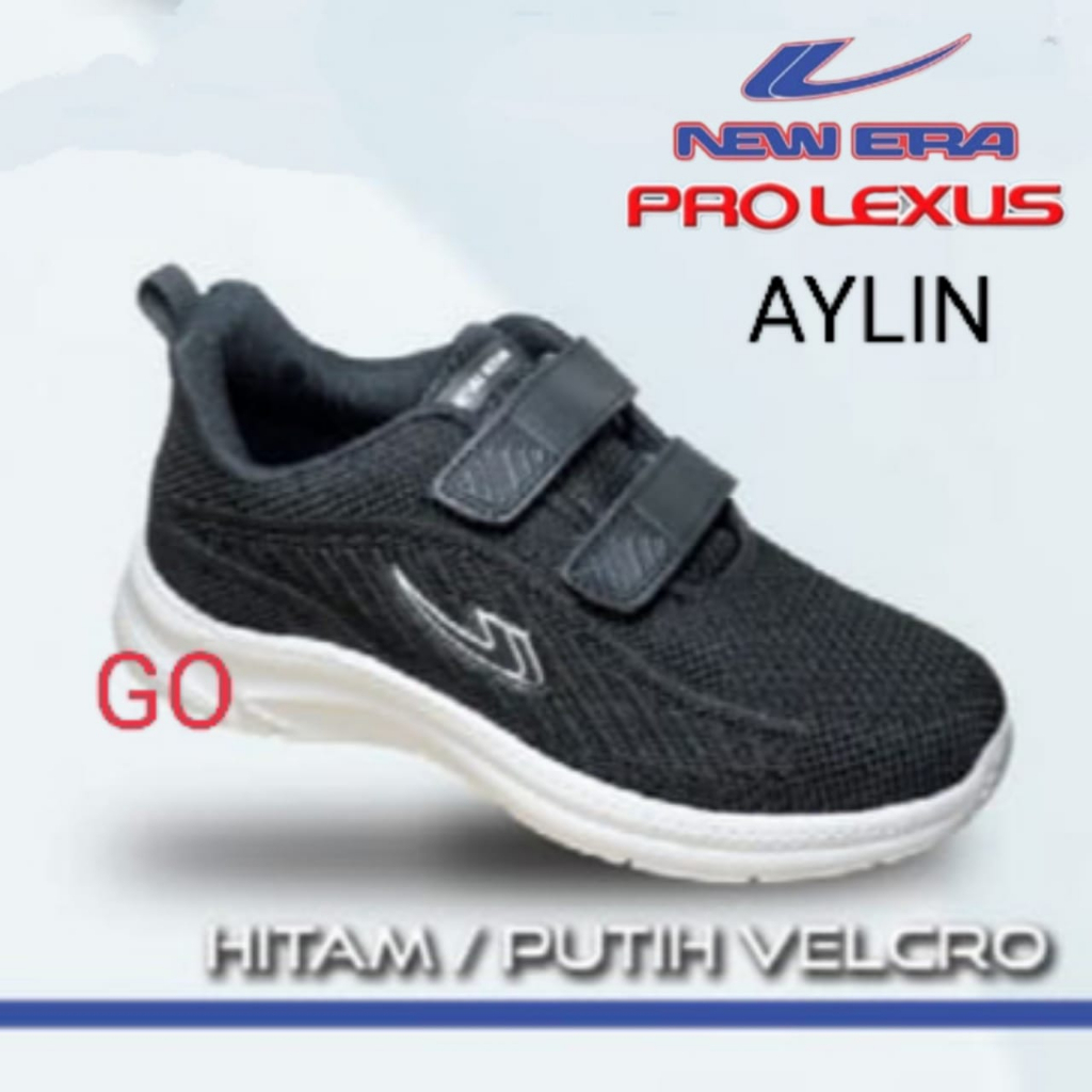 HITAM Sogo New Era shoes Adhesive School Black shoes New Era AYLIN 06 ...