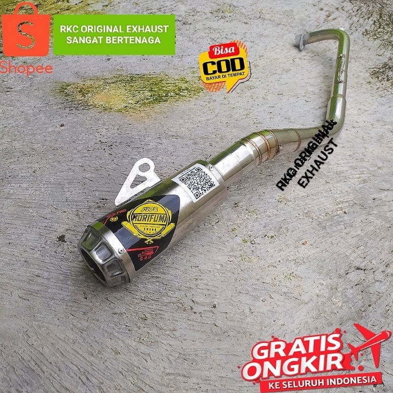 Racing Exhaust NORIFUMI Gtx Pro Bebek Trail Jupiter Vega R Supra Smash ...