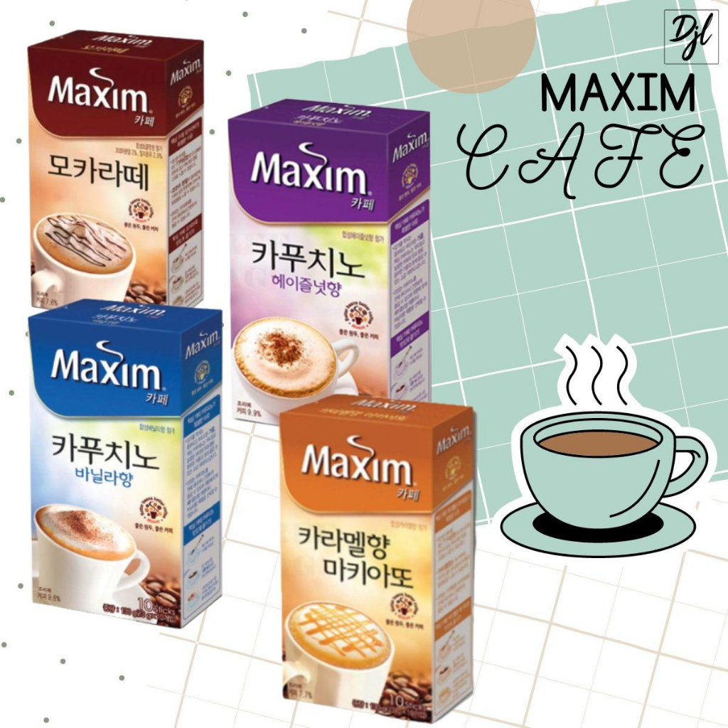 Maxim Cafe contains 10 Instant Coffee Powder Drink Sticks ready to ...