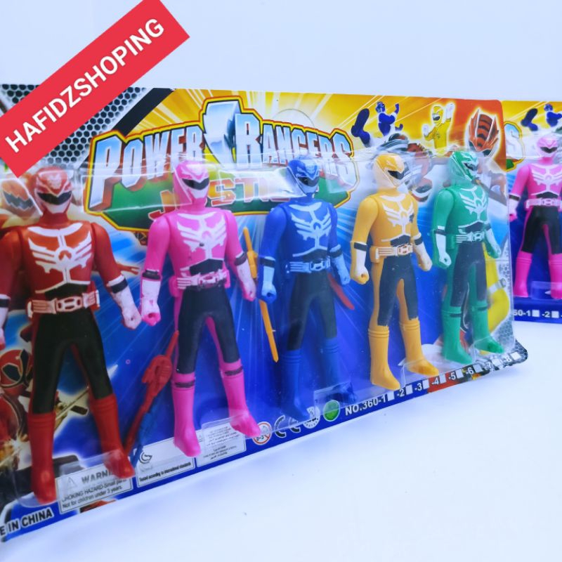 Power Ranger Robot Toy 5pcs Figure Game Shopee Philippines
