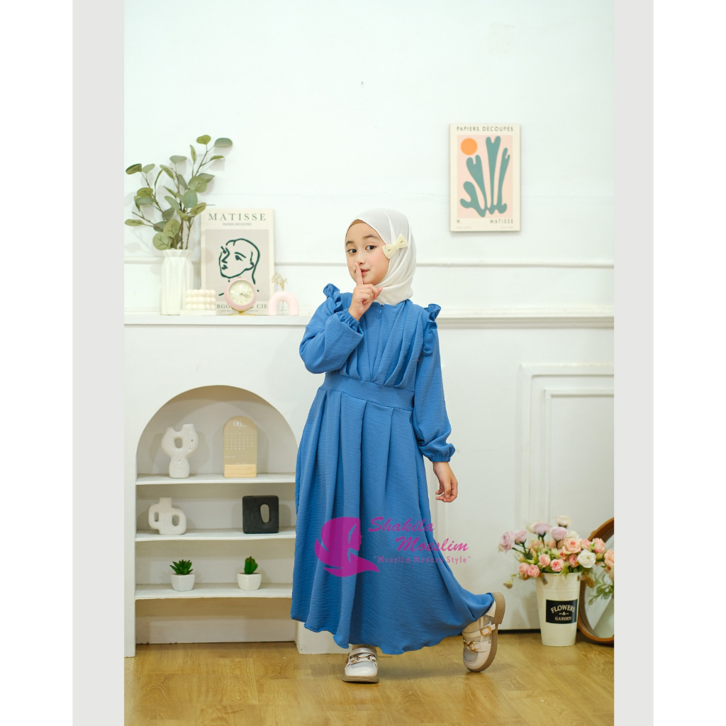 Gamis For Teenage Girls With Collars For Teenagers, All Size Airflow