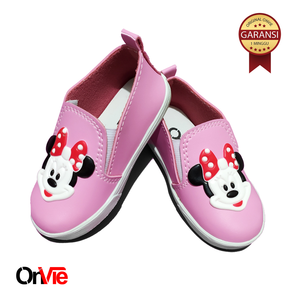 3d Rubber Minnie Mouse Slip On Shoes For Girls Kids Onvie Shoes Shopee Philippines