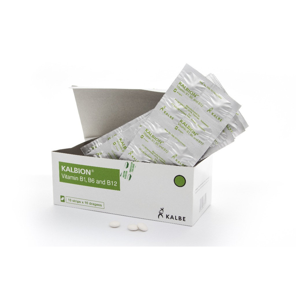 Kalbion Box 100's Kalbe Tablet/Vitamin B1/Vitamin B6/Vitamin B12 ...