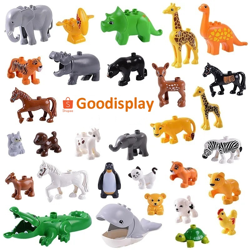 EnixwH 3-in-1 Panda Building Blocks Set, 686 Pieces, Mini Building Block Set Klemmbausteine Tiere Bauspielzeugsteine Konstruktionsspielzeug