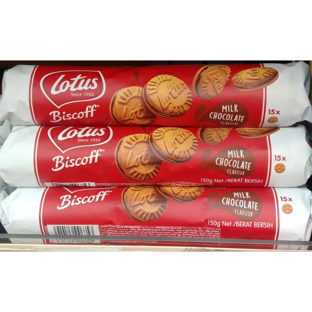 Lotus biscof milk chocolate 150g | Shopee Philippines