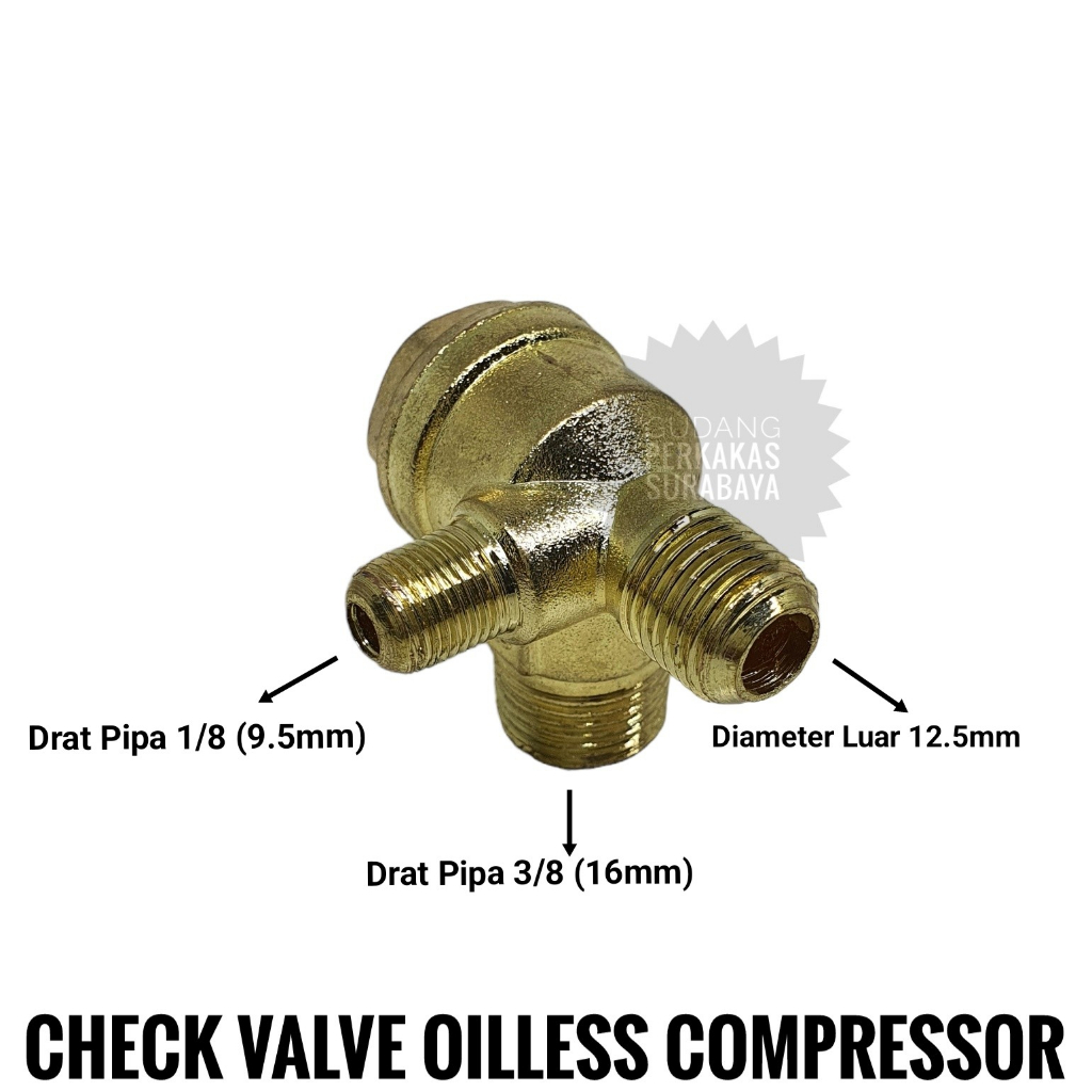 Oil LESS COMPRESSOR CHECK VALVE COMPRESSOR SILENT NON RETURN SILENT