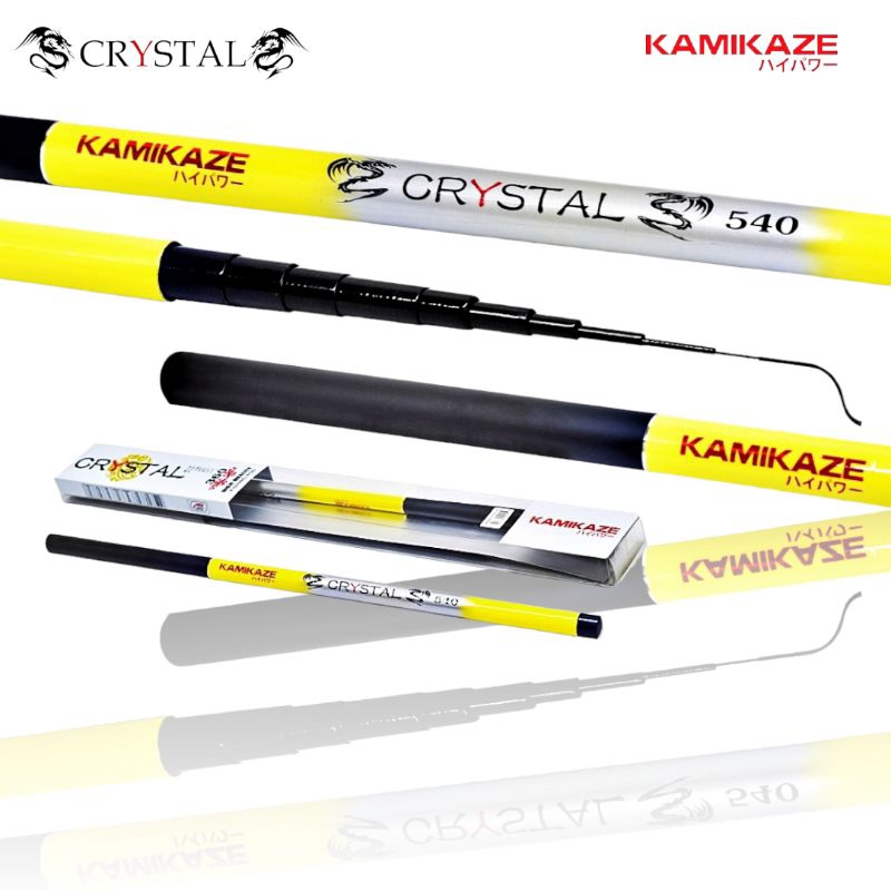 Kamikaze CRYSTAL fishing rod | Short segment carbon fishing rod ...