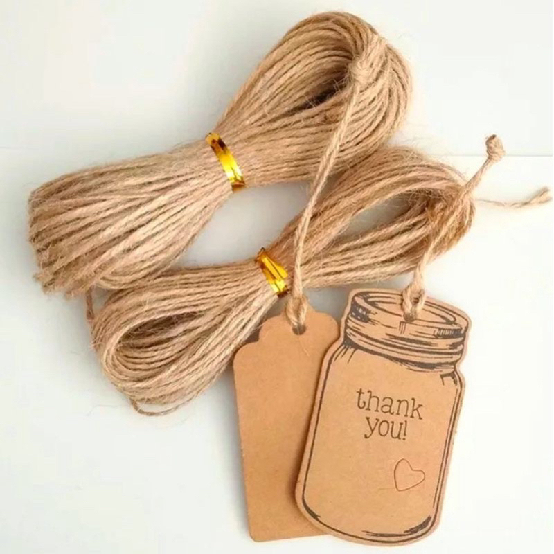 12 Meters of 2mm Hemp Rope - Jute rope - hemp rope - invitation rope ...