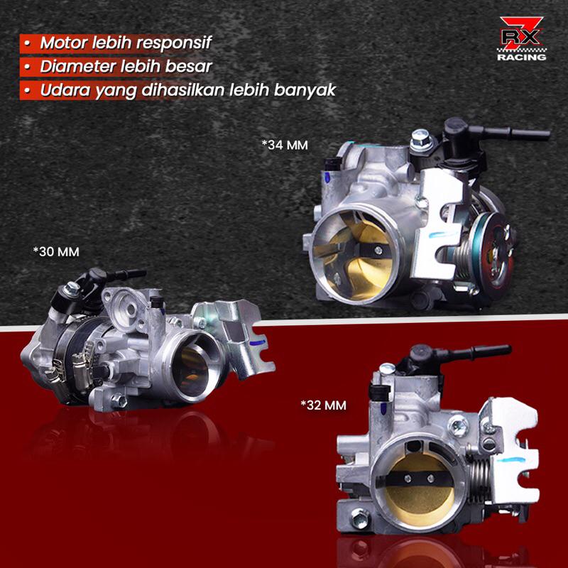 Throttlebody Downdraft Vario 125 Vario 150 Diameter 30mm 32mm 34mm 36mm ...