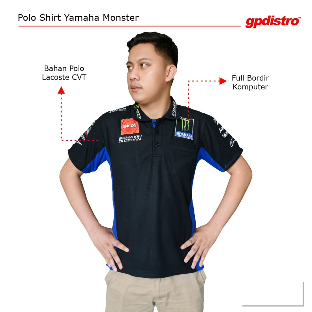 Monster on sale polo shirt