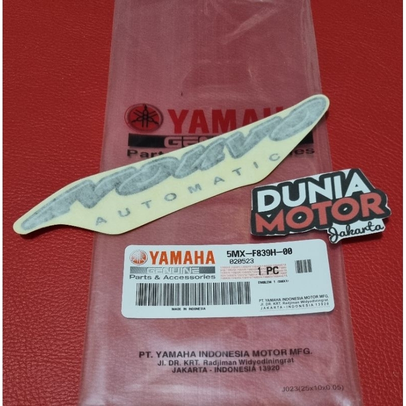 Sticker nouvo lele original yamaha sticker Front Shield nouvo lele