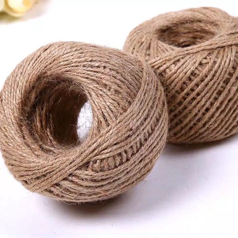 1 Roll of hemp rope 50 meters | Shopee Philippines